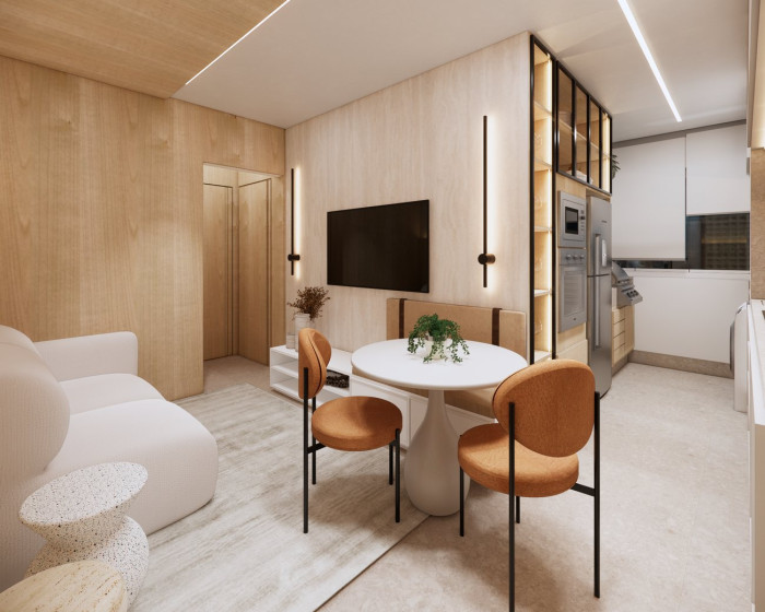 Sala e cozinha